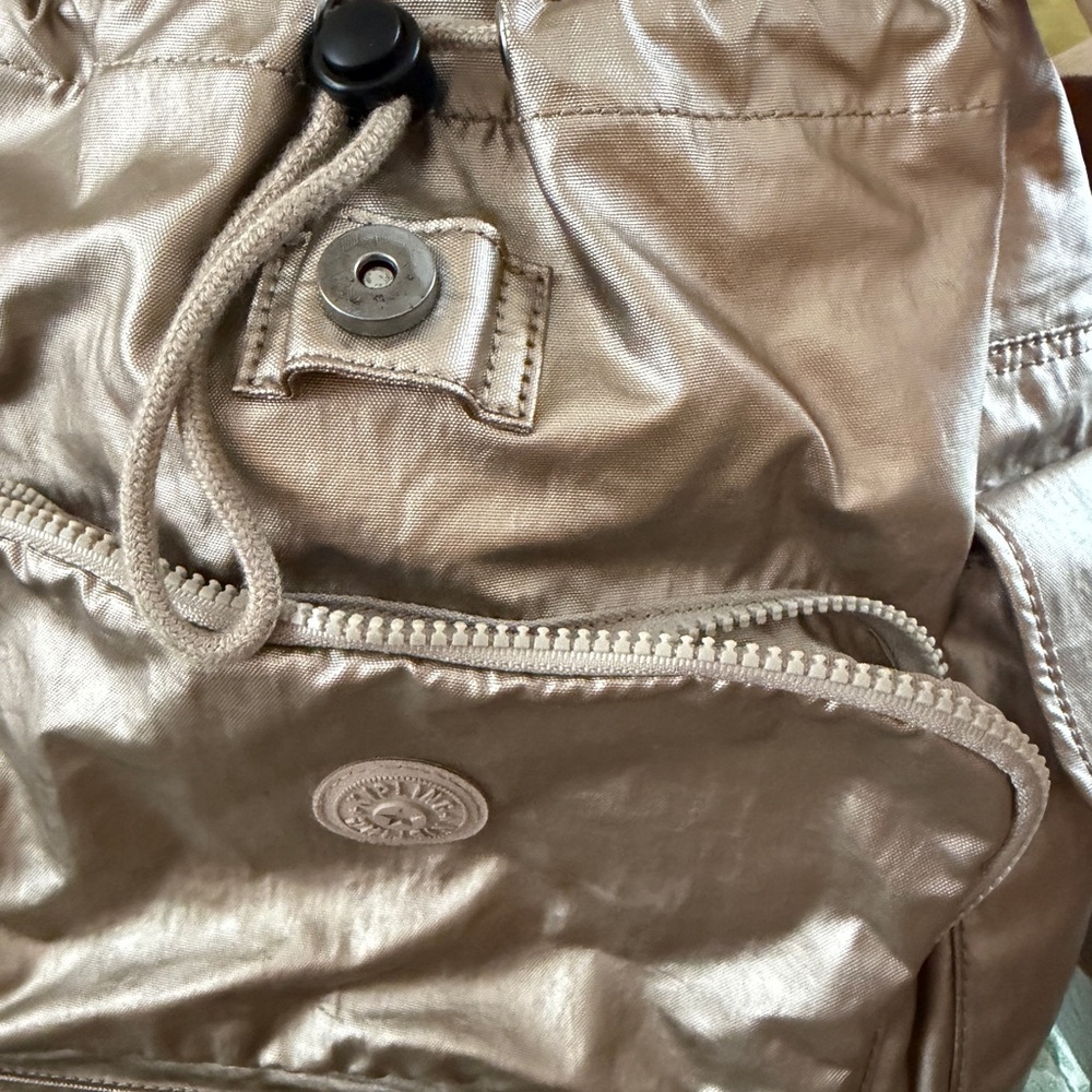 Kipling CITY PACK MINI Small backpack, Metallic G… - image 8